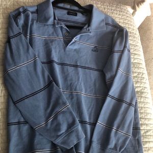 Izod blue striped long sleeve